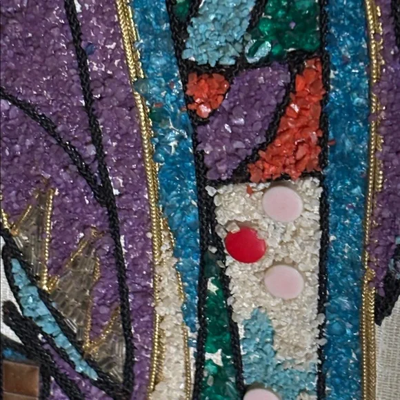 Mid -Century Modern Pebble Gravel Art Panels - Picture 9 of 10